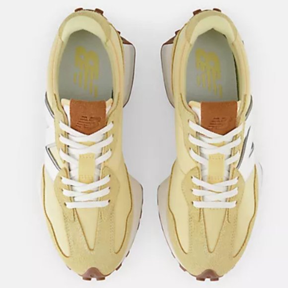 NEW BALANCE 327 Casual Womens Sneakers Shoes Maize White size 7 - Picture 7 of 9